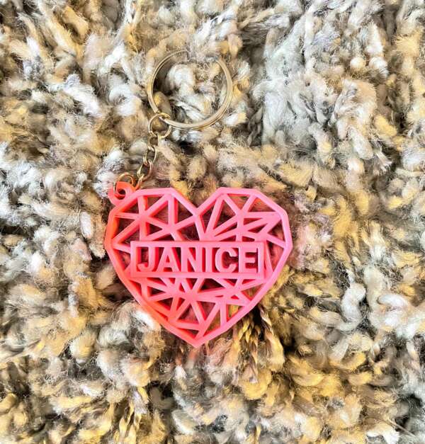Custom 3D Printed Keychain - Custom Key Chain - Image 2