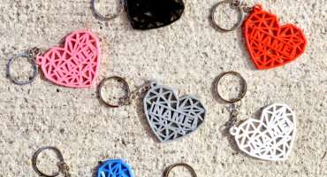 Custom 3D Printed Keychain - Custom Key Chain